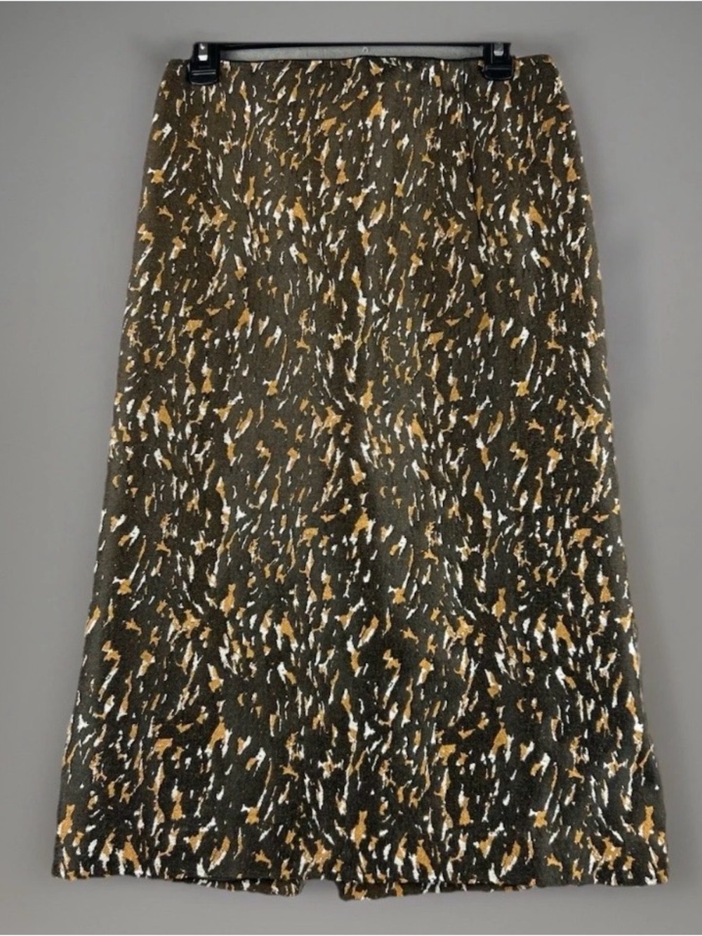Lafayette 148 New York Women's Pencil Skirt Sz 8 Animal Print Mob Wife Office